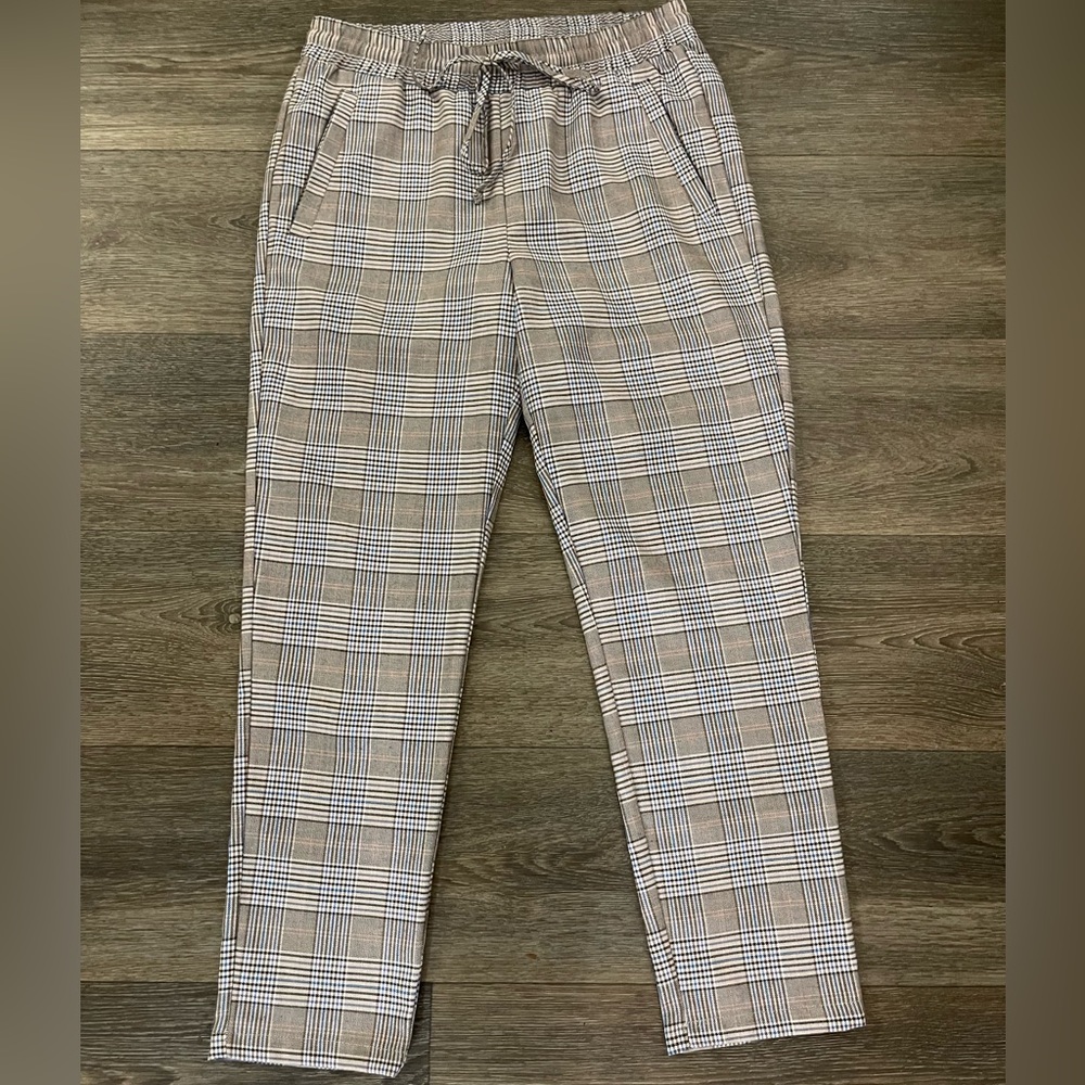 F21 plaid pants
